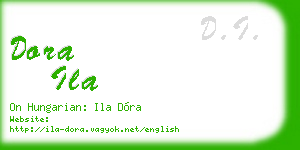 dora ila business card